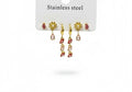 Set orecchini 3 paia Trilogy Flower