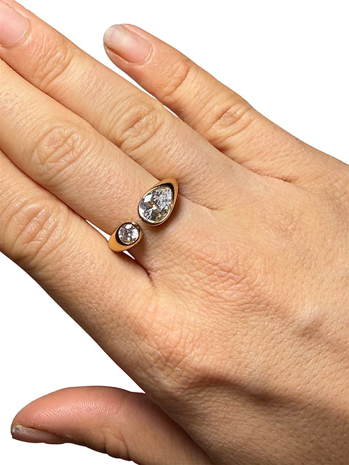 Anello Duo Goccia