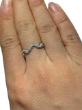 Anello Glitter Wave