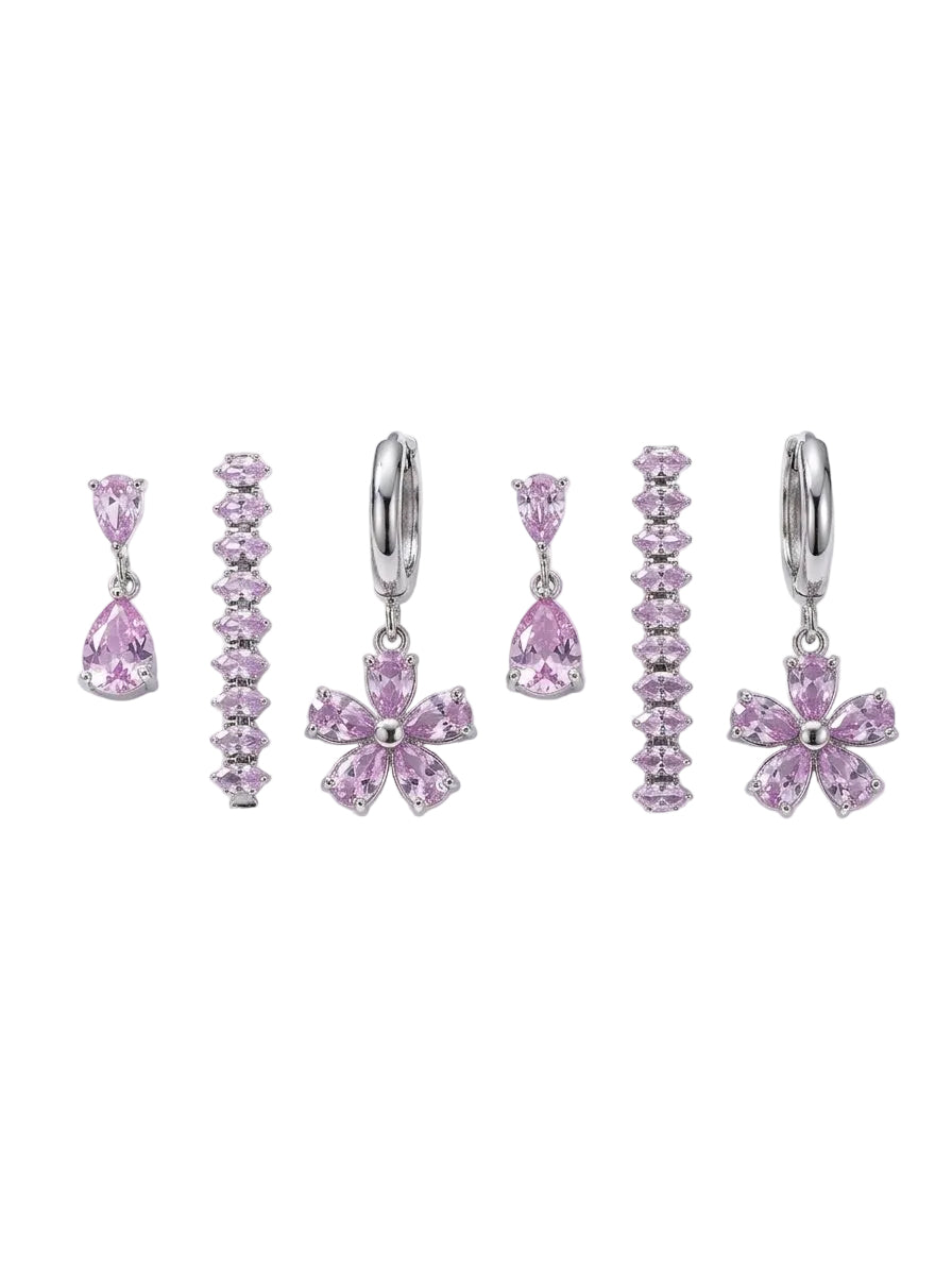 Set 6 orecchini diversi
