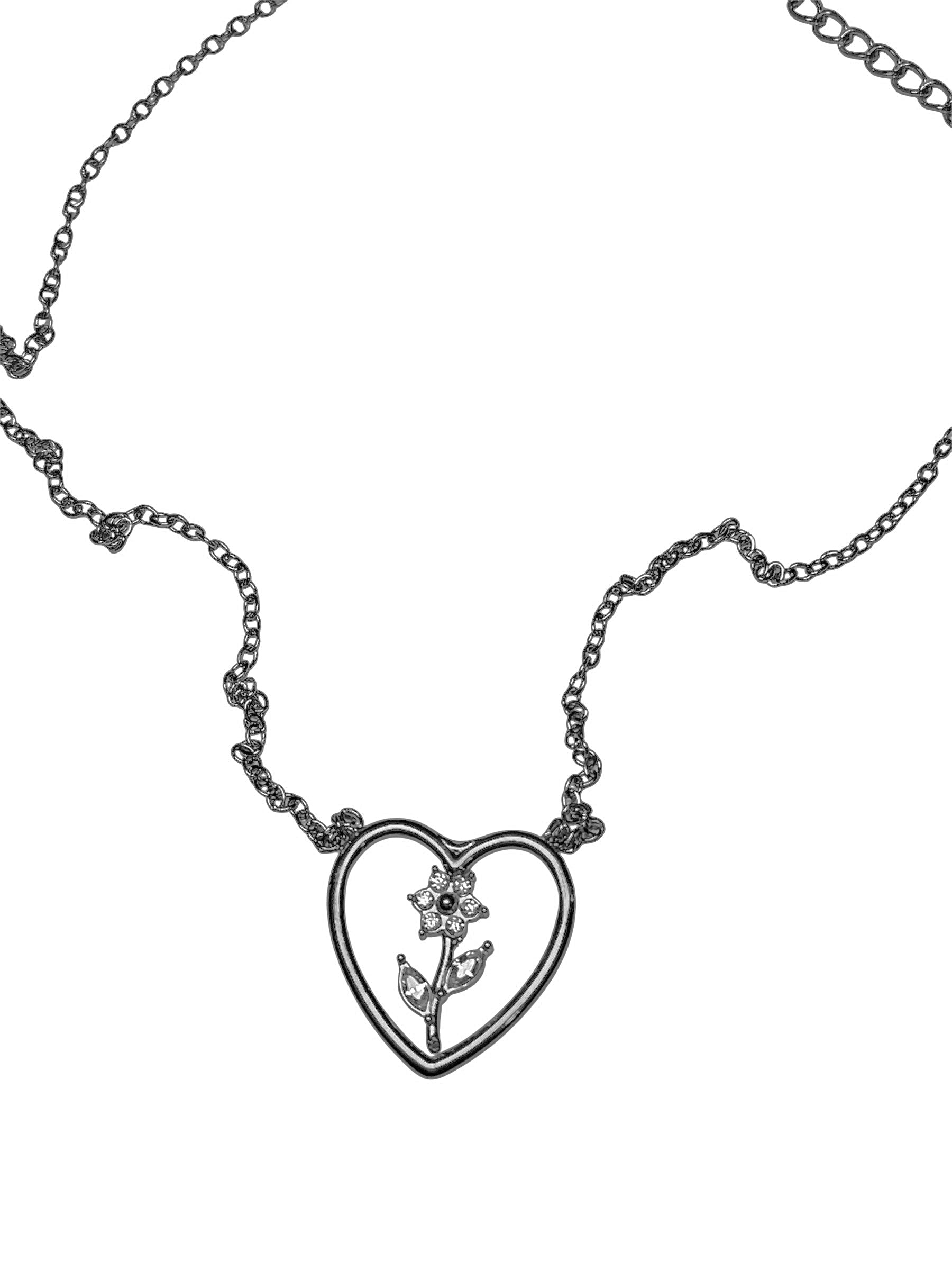 Collana Flora Heart