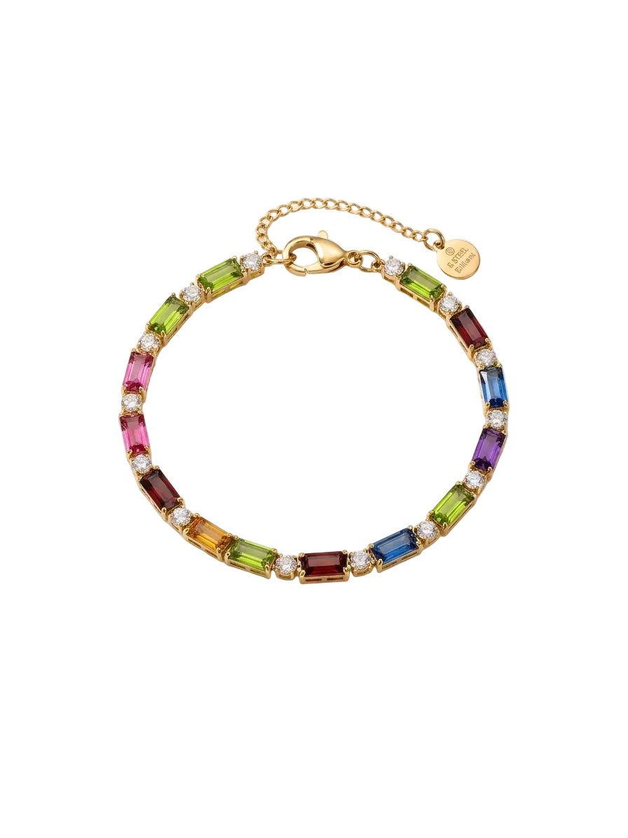 Bracciale Tennis Chroma Steel(con cursore)