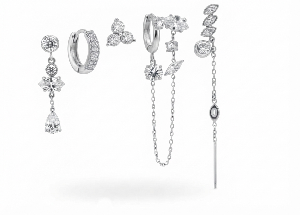 Set 5 orecchini Luce Divina