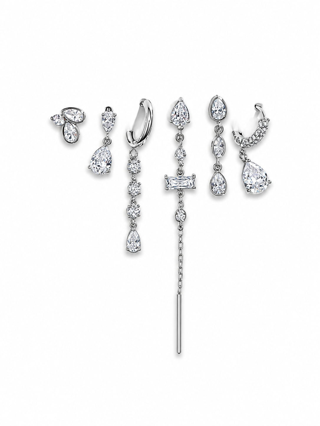 Set 6 orecchini Luce d'Amore