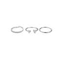 Set 3 anelli Costellazione del Cuore( 2 regolabile, 1 non regolabile)
