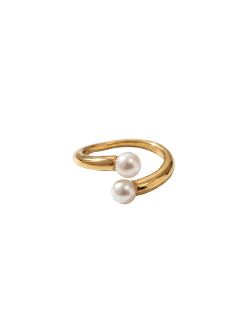 Anello Perla Duetto