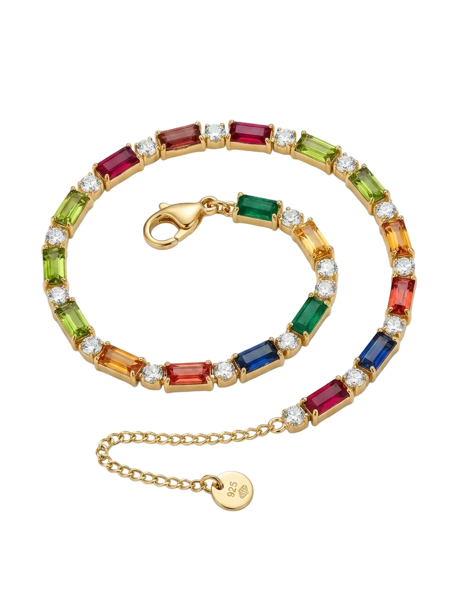Bracciale Tennis Chroma Steel(con cursore)