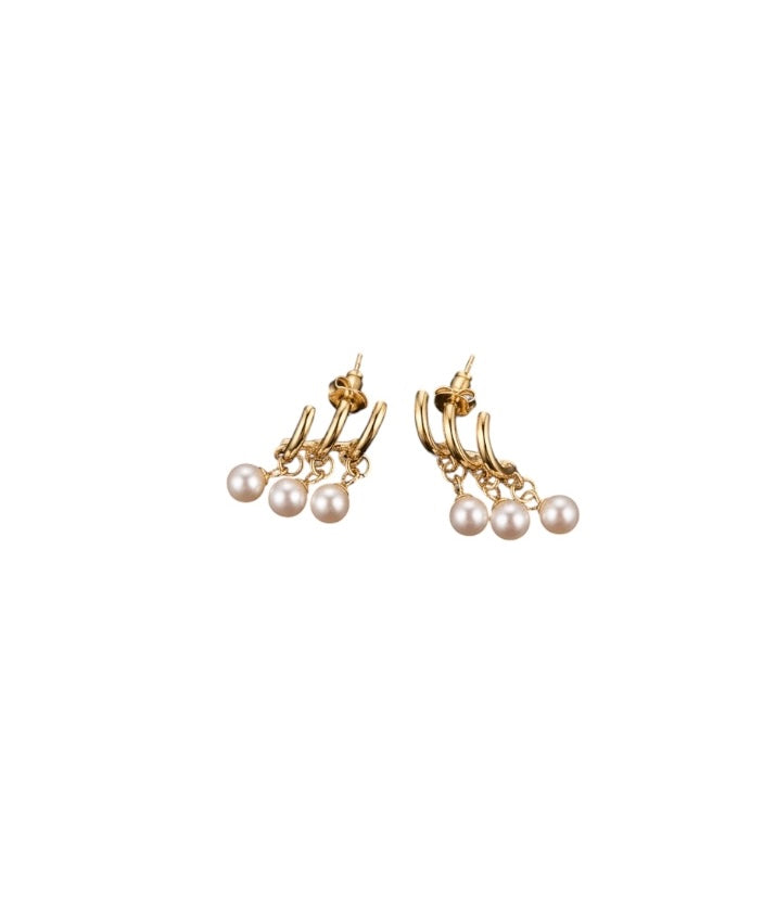Orecchini Trio Pearl Drop