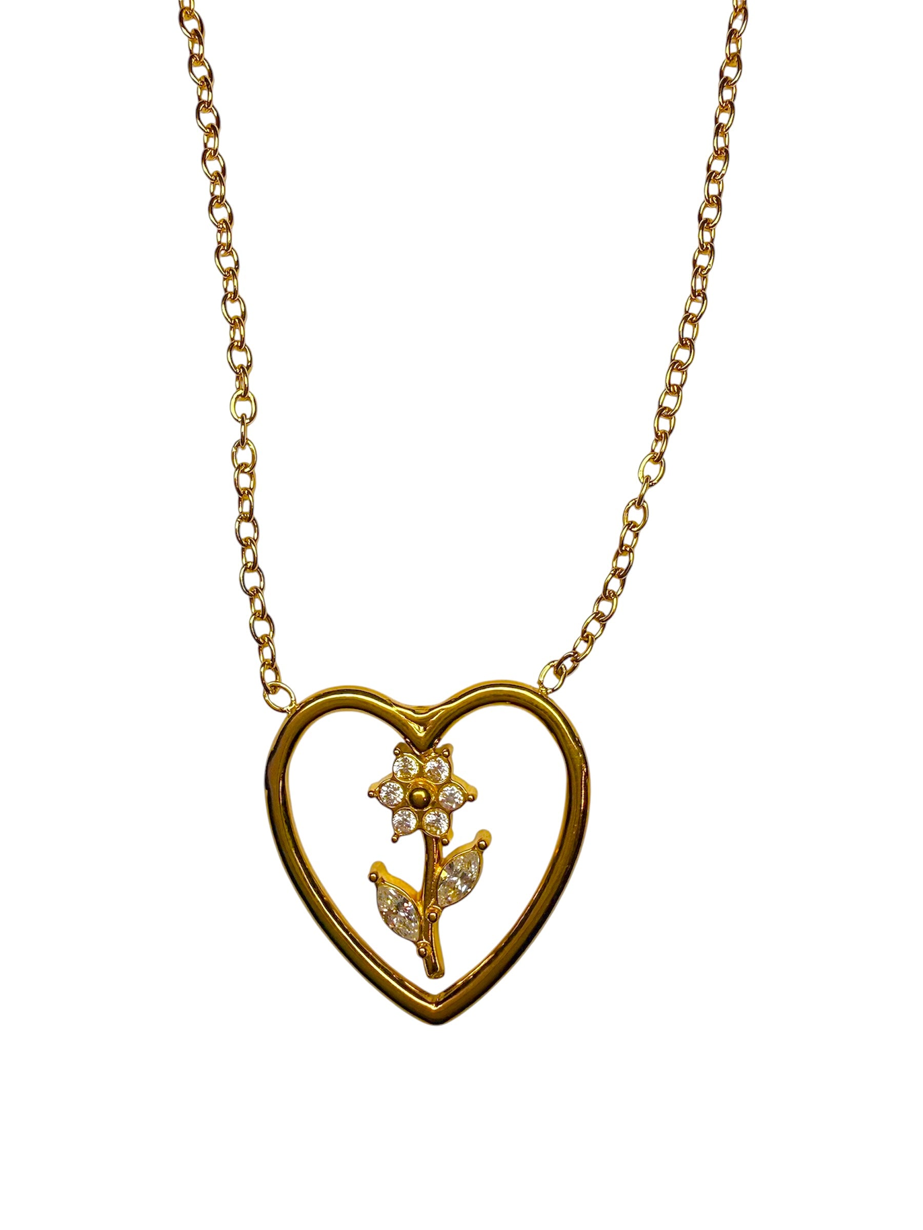 Collana Flora Heart