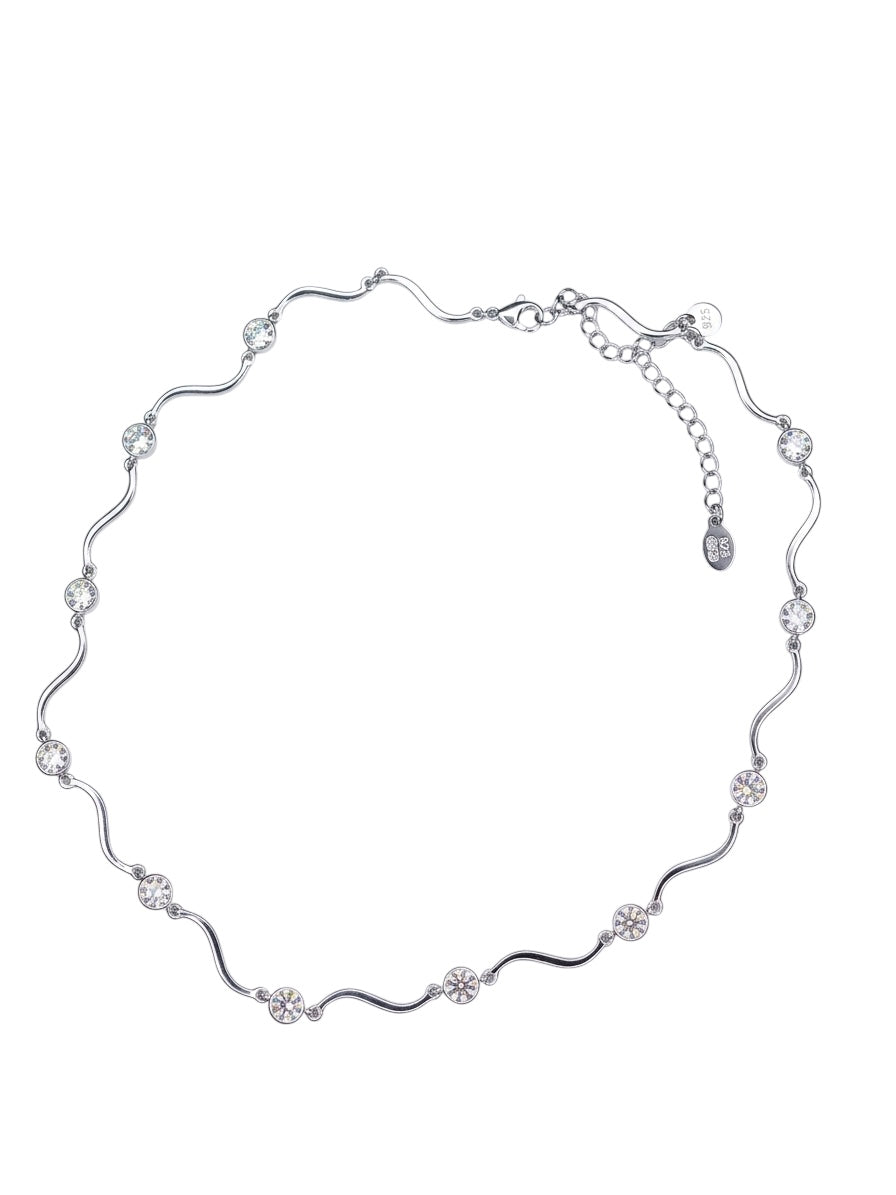 Collana Onda Luminosa(anche a chocker)