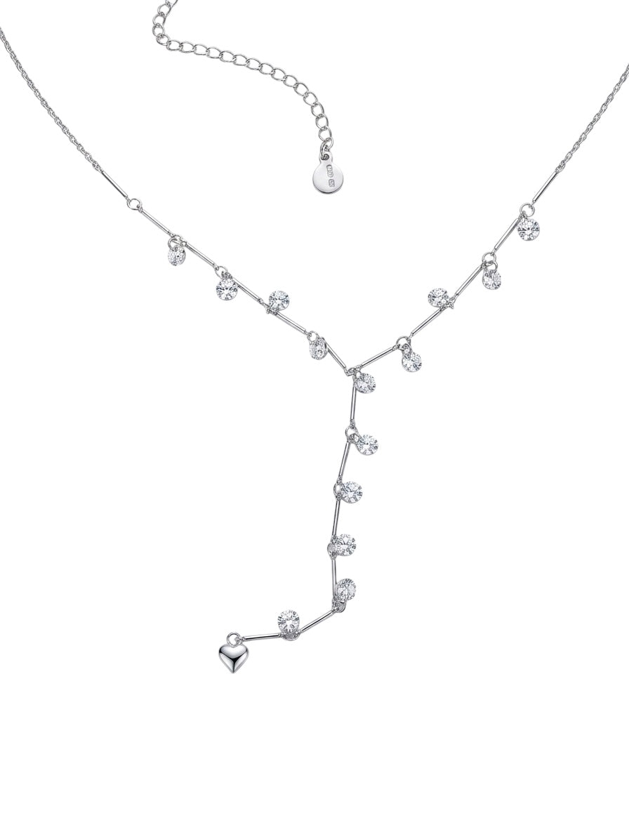 Collana Lariat Cascata di Luce