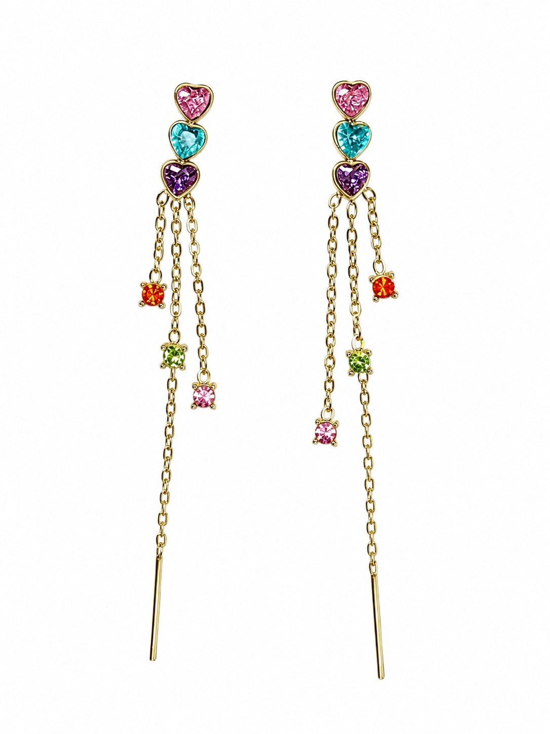 Orecchini Triple Heart