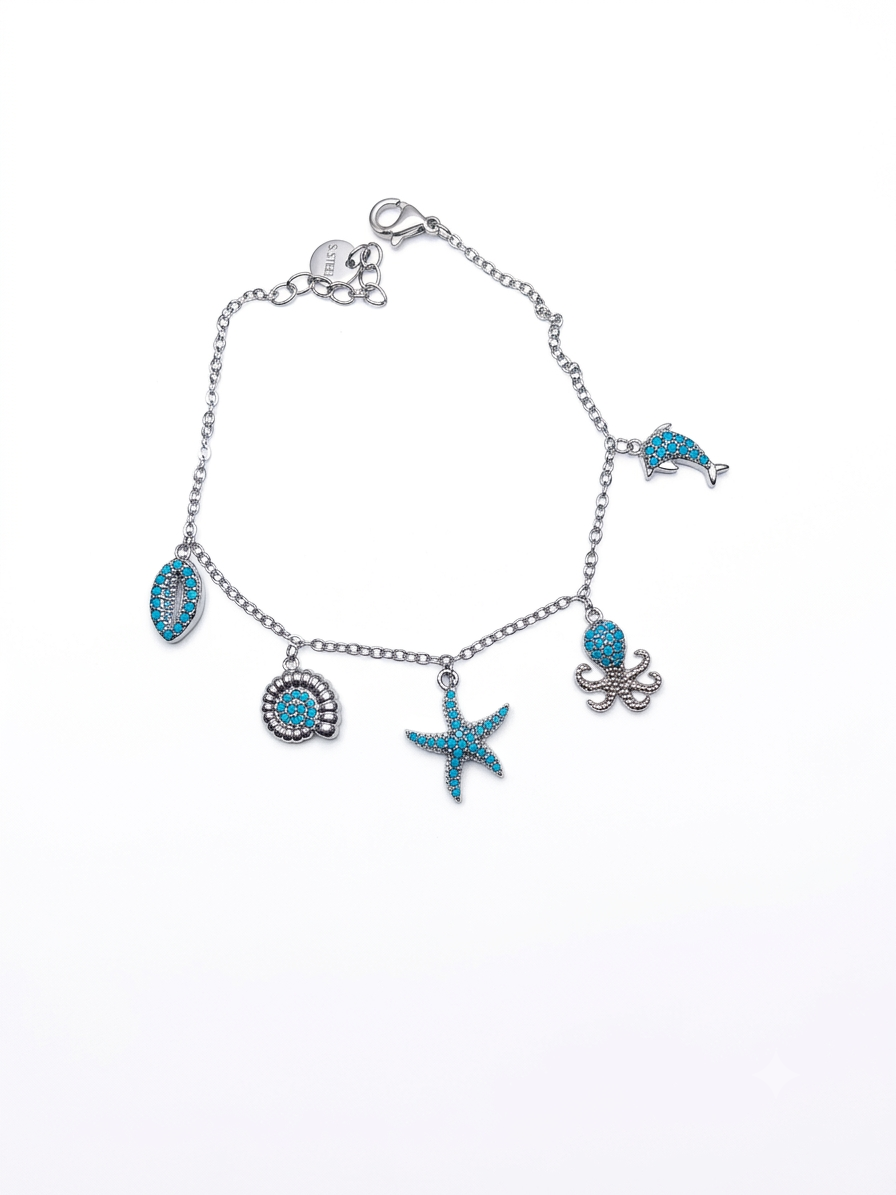Bracciale Charm Marea Turchese