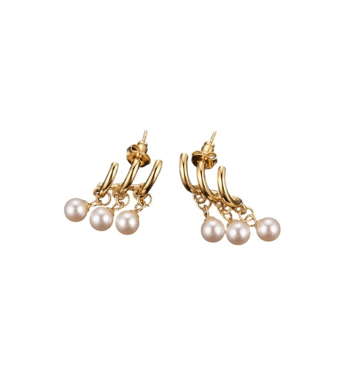 Orecchini Trio Pearl Drop