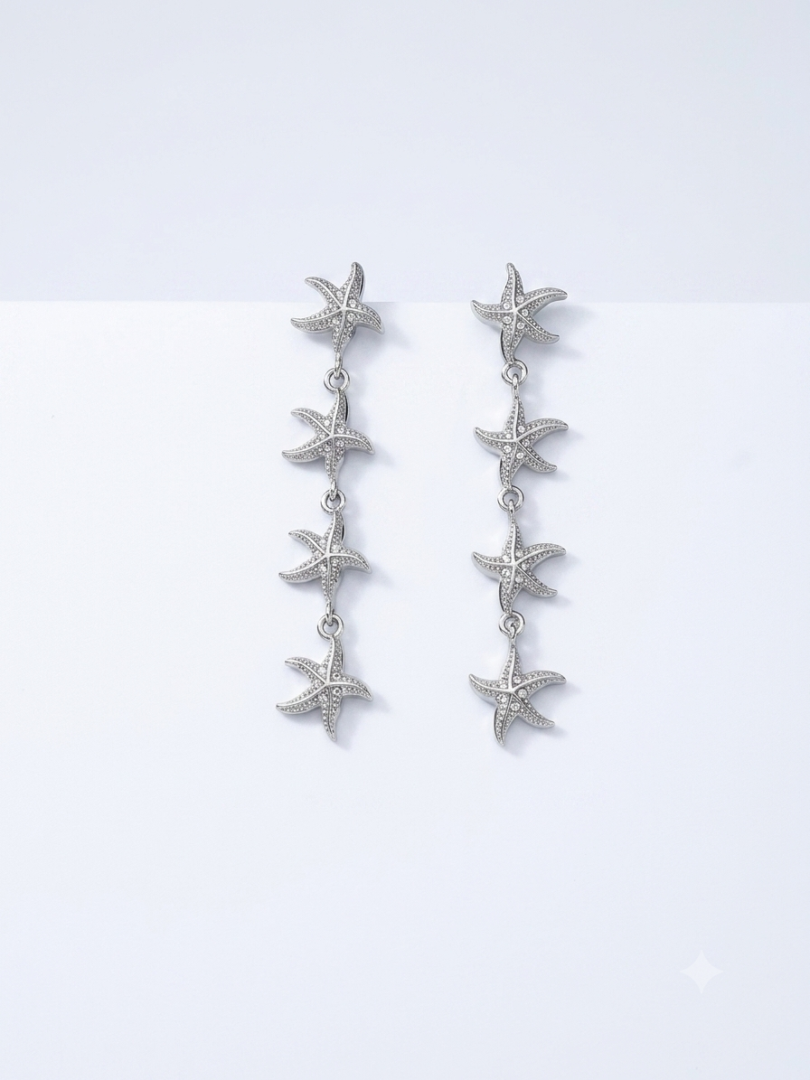 Orecchini Pendenti Starfish Light