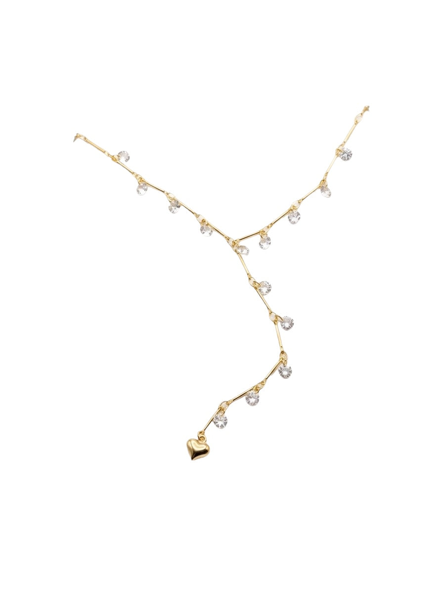 Collana Lariat Cascata di Luce