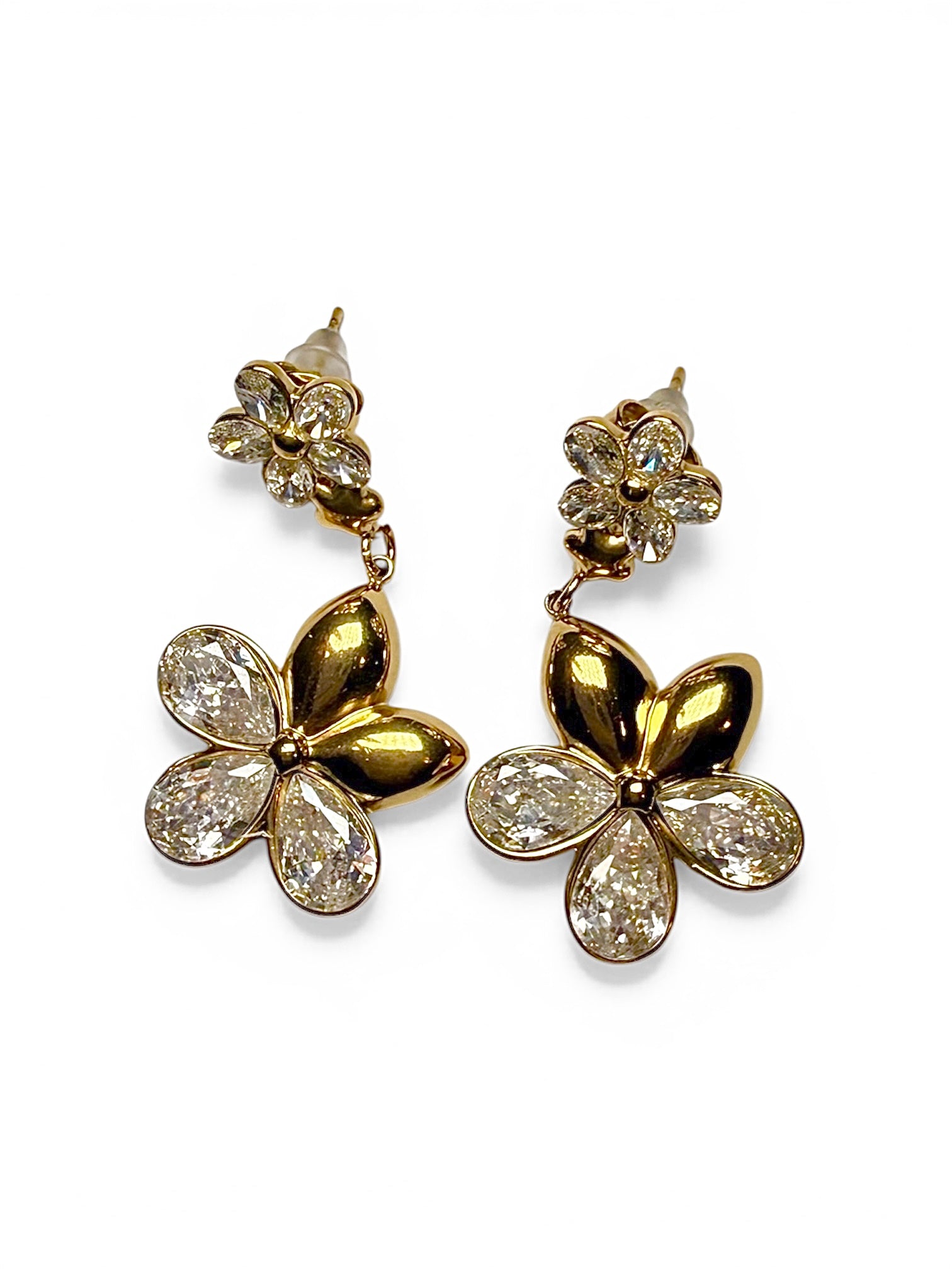 Orecchini Cascata Floreale