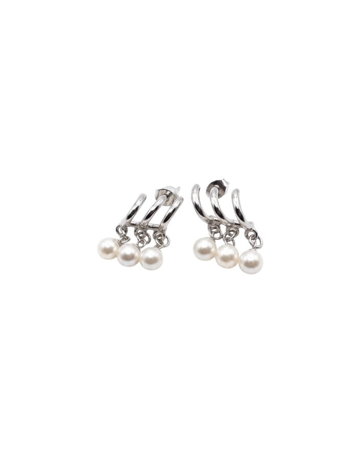 Orecchini Trio Pearl Drop
