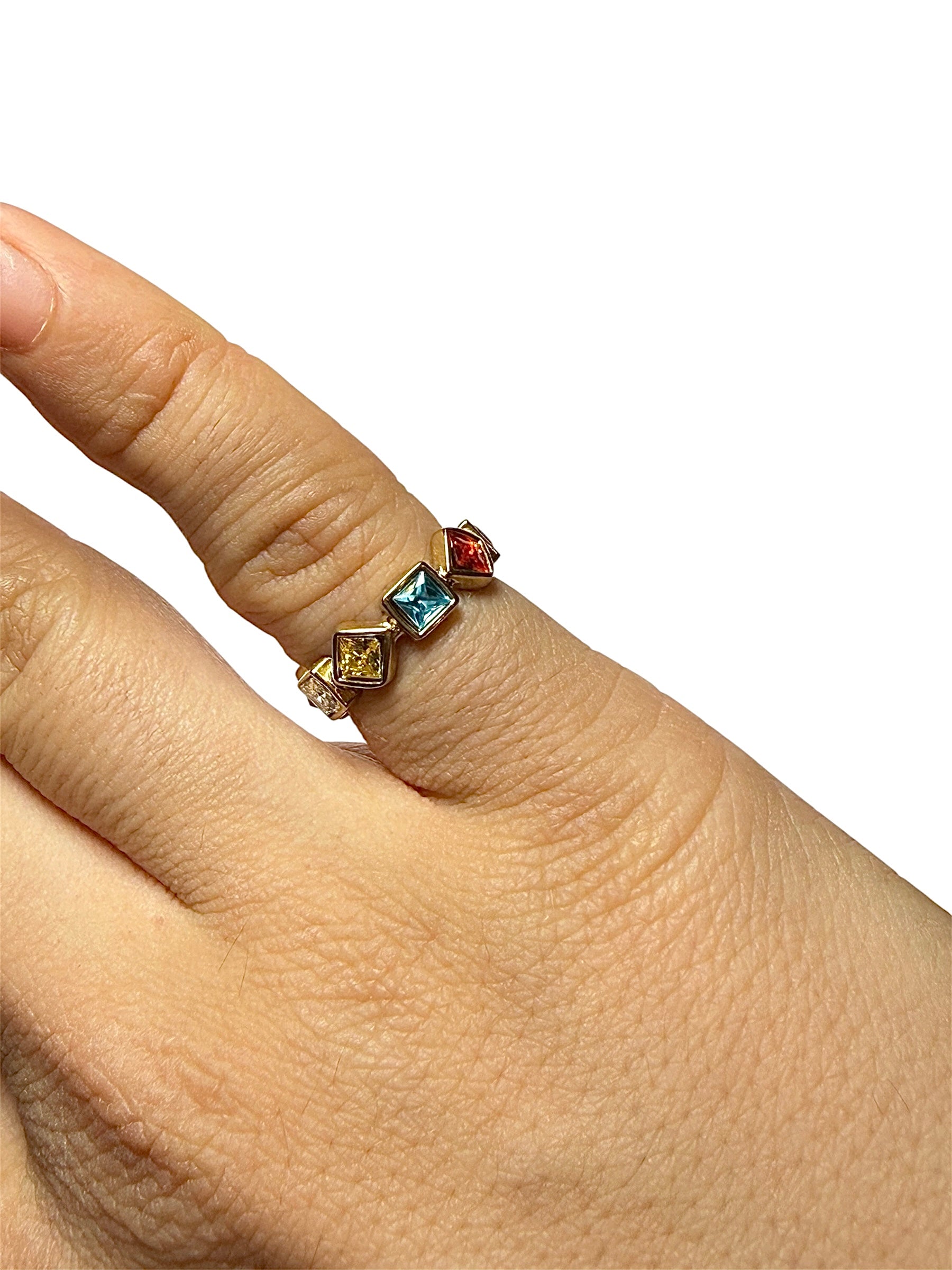 Anello Eternity Square