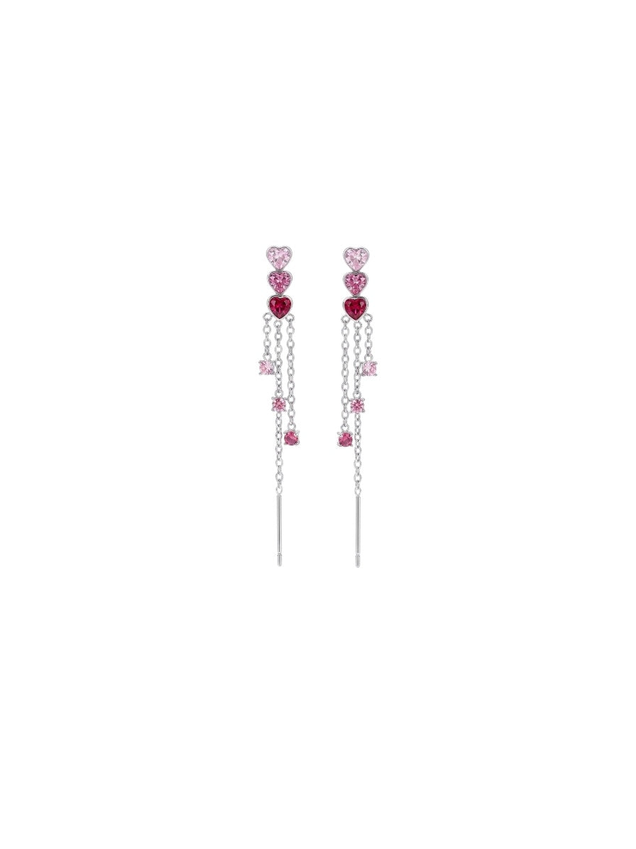 Orecchini Triple Heart