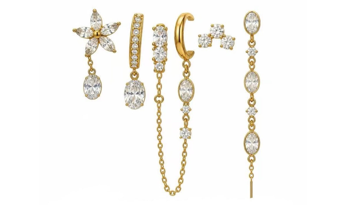 Set 5 orecchini Astraea