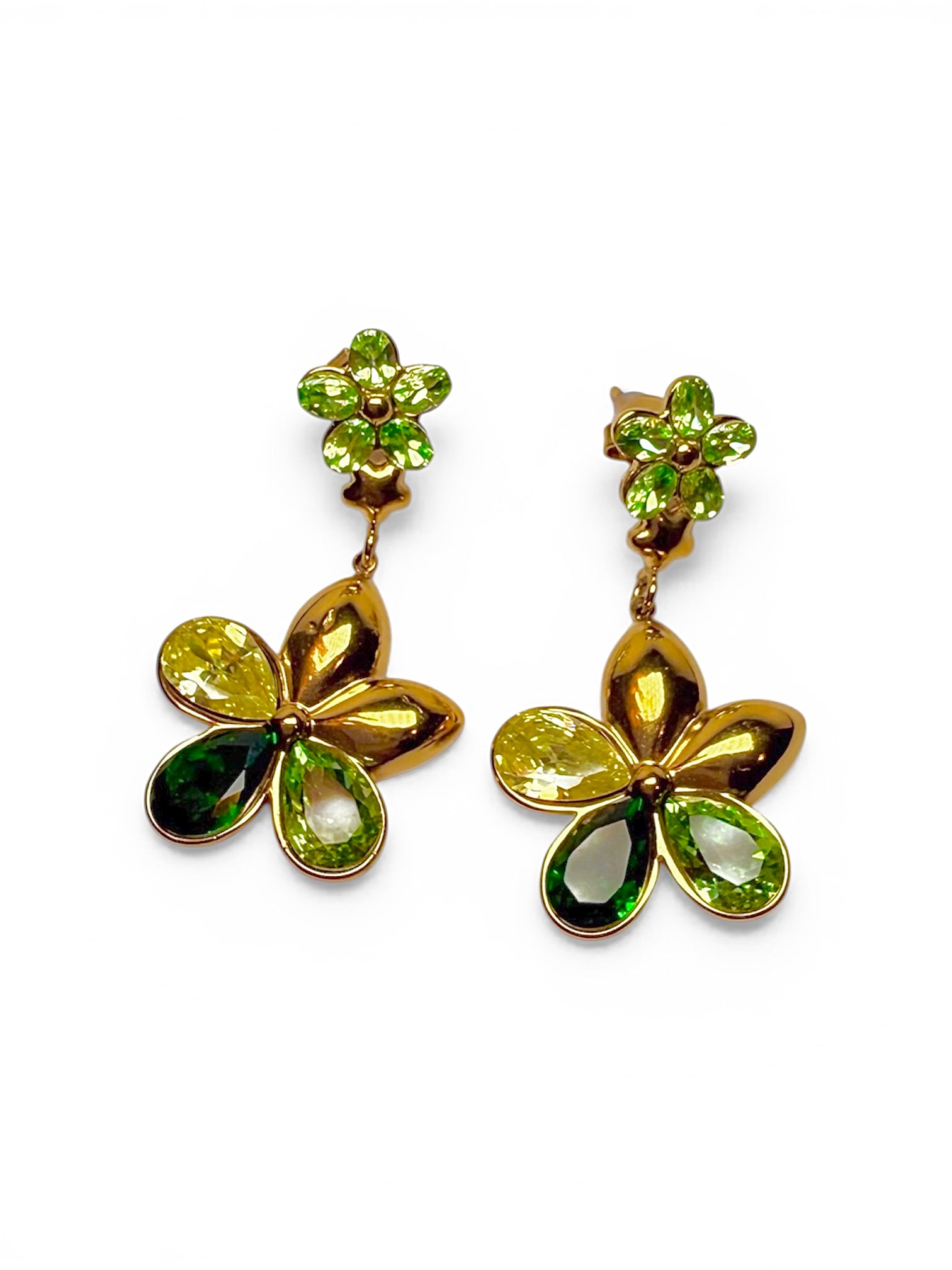 Orecchini Cascata Floreale