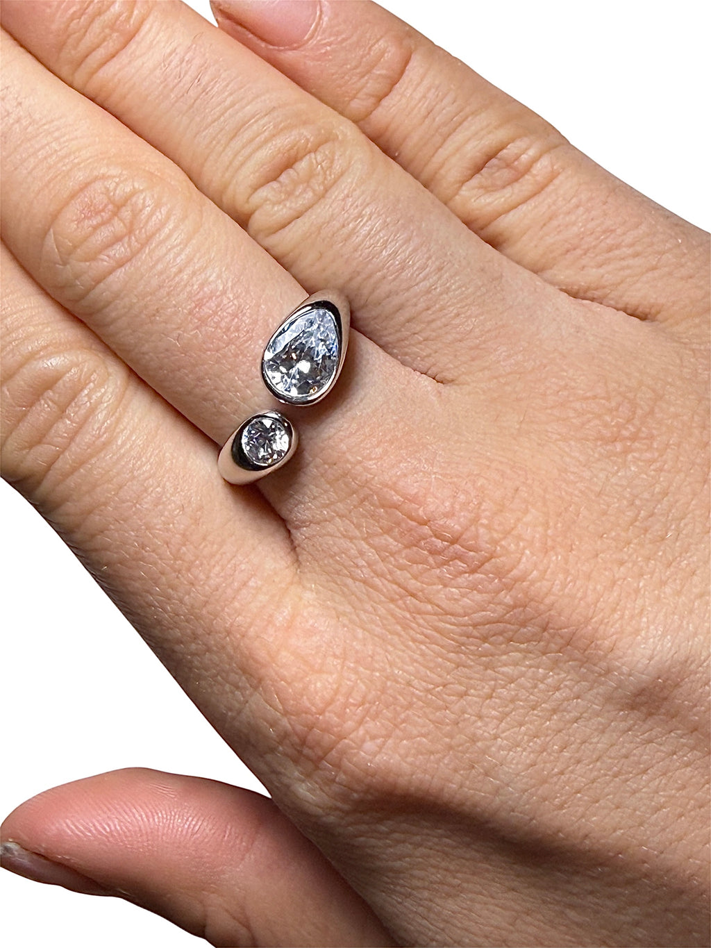 Anello Duo Goccia