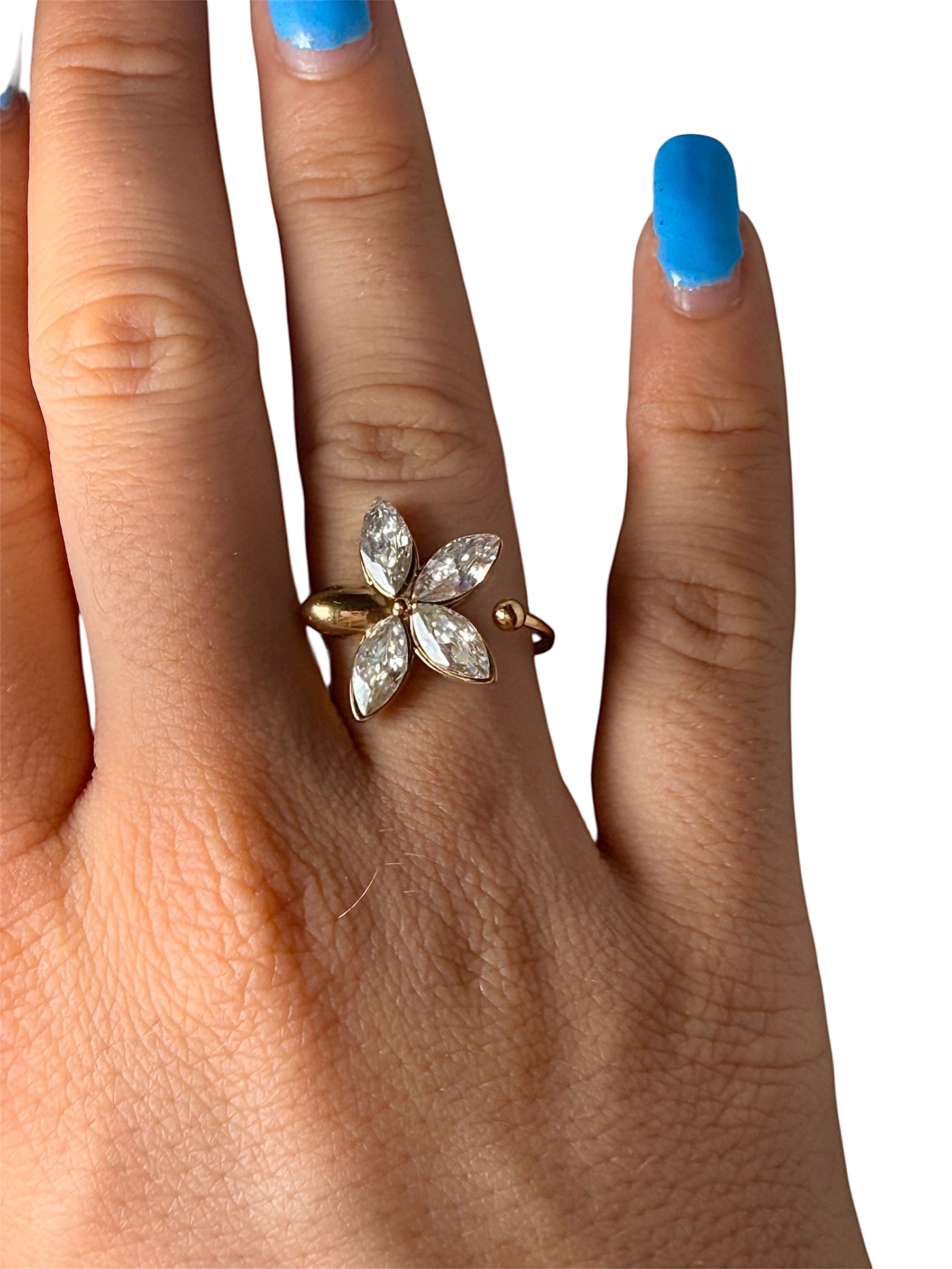 Anello Ninfea Regolabile