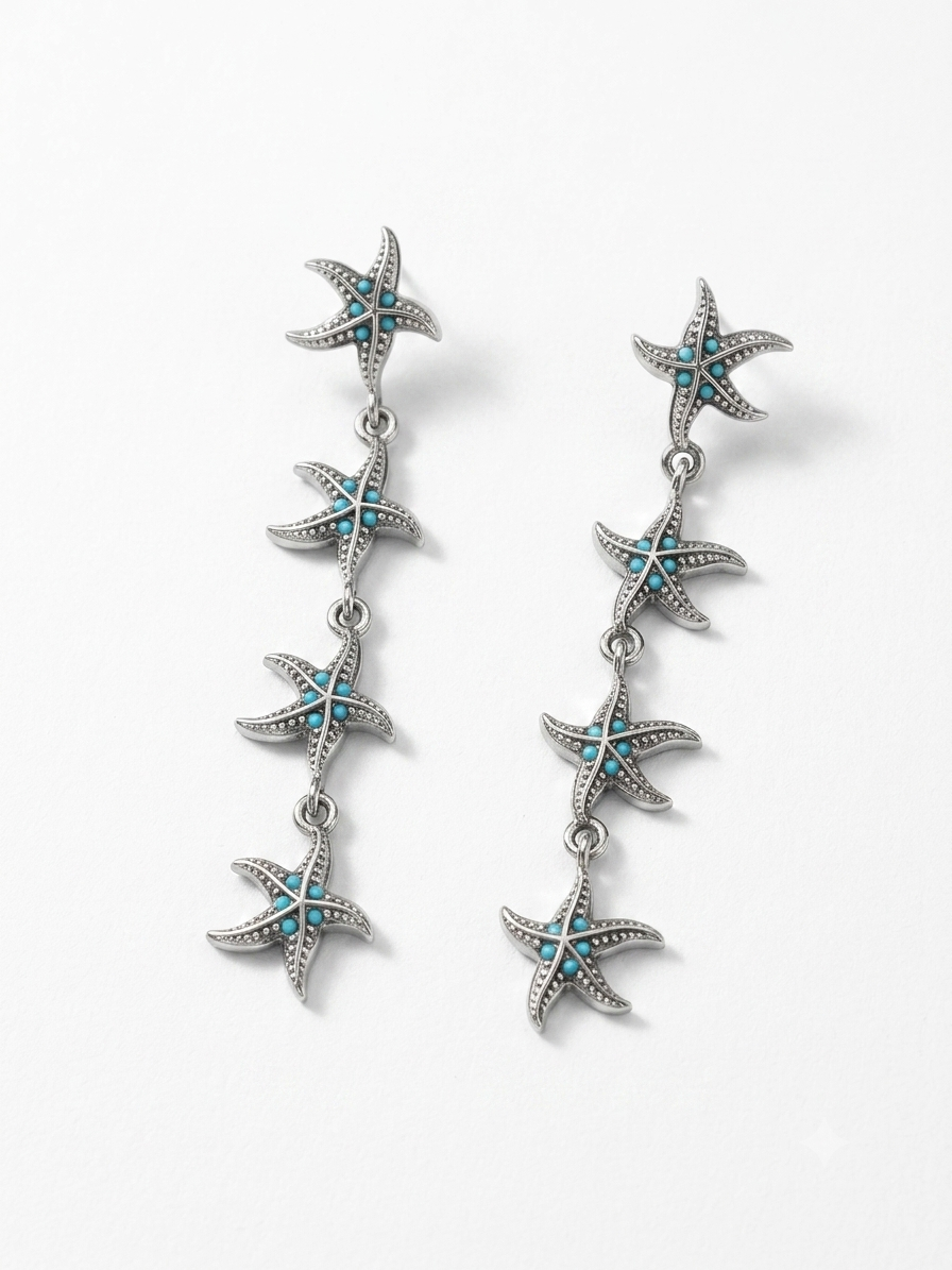 Orecchini Pendenti Starfish Light