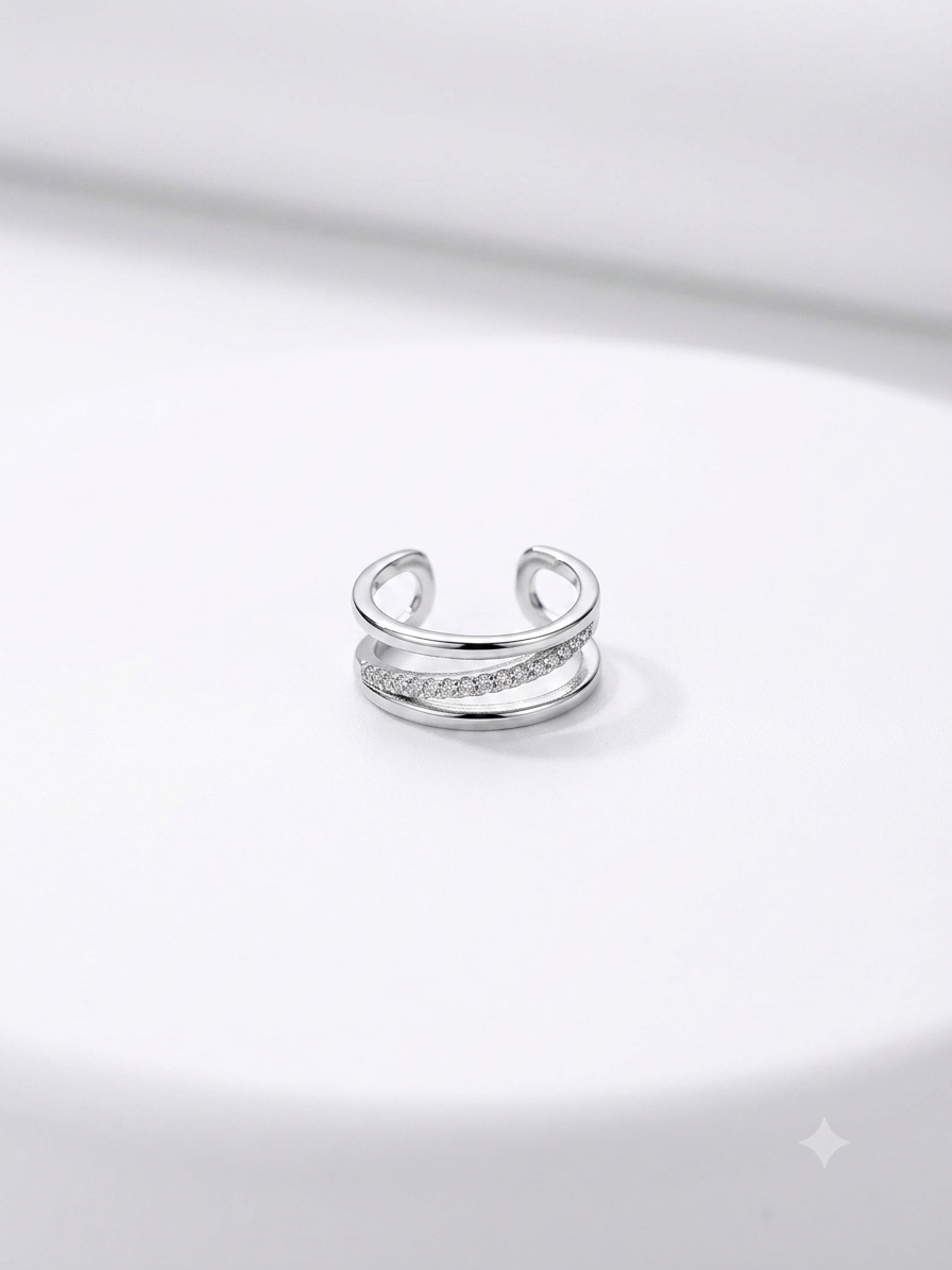 Anello Intreccio Luminoso
