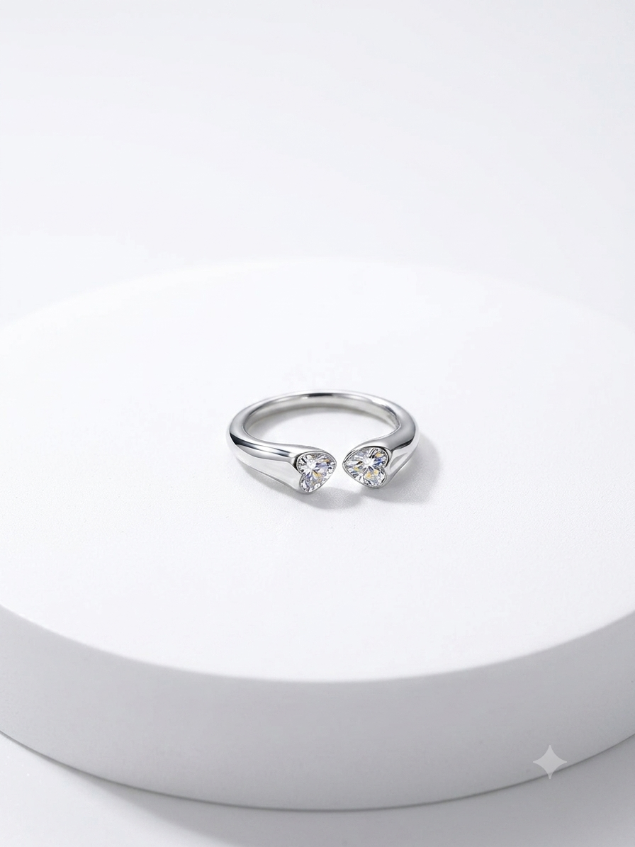 Anello Cuori Abbraccio