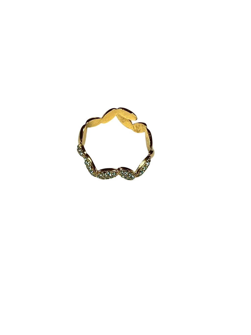 Anello Glitter Wave