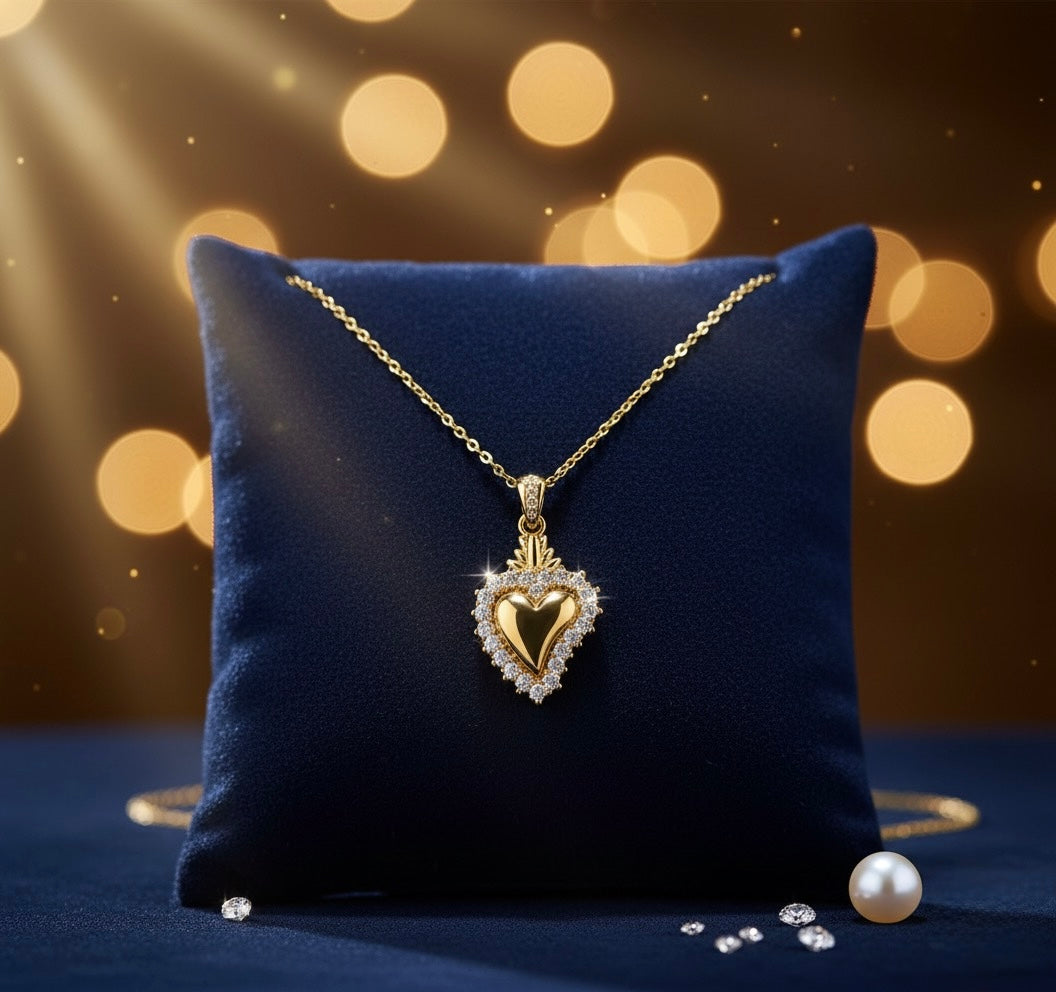 Collana cuore sacro