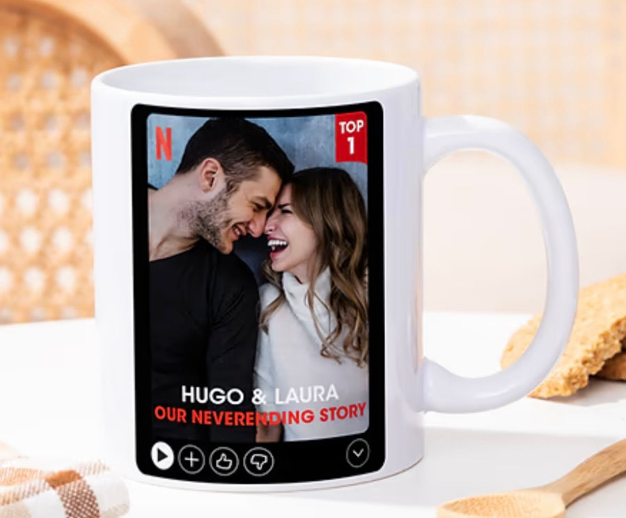 Tazza Personalizzata “Top of Netflix”