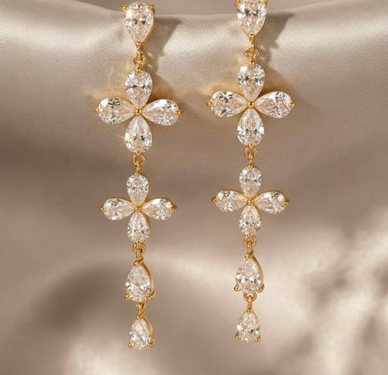 Gocce di Cristallo in lega di ottone