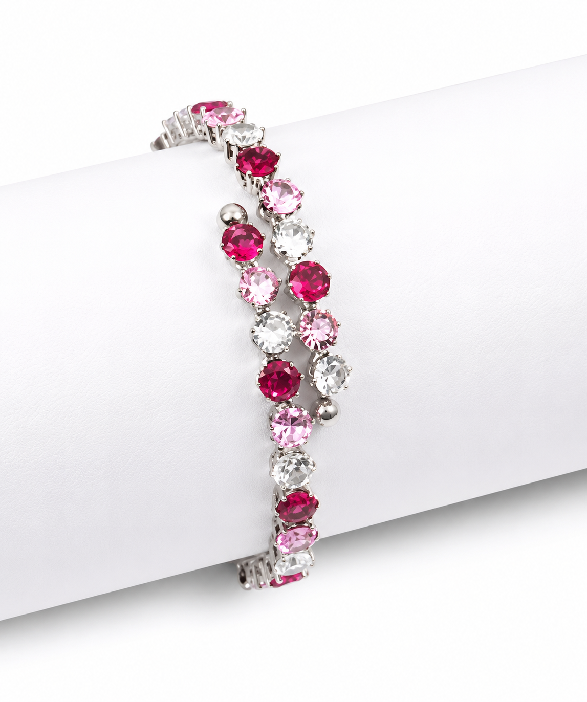 Bracciale Rigido Wrap 'Lumina' Gemme