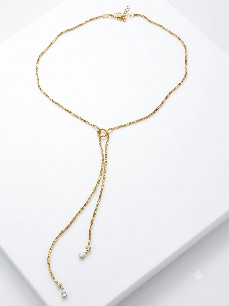 Collana lunga Lariat Aura